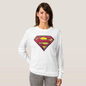 Superman S-Shield | Scratches Logo T-shirt (Voorkant volledig)