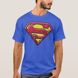 Superman S-Shield   Scratches Logo T-shirt