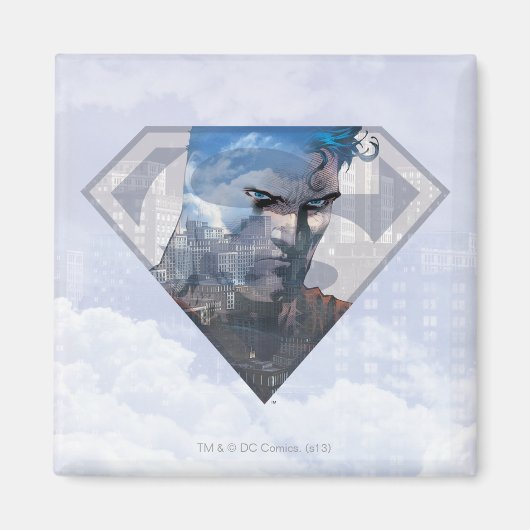 Superman S-Shield | Superman in S-Shield Logo Magneet (Voorkant)