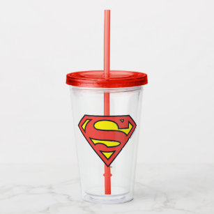 Superman S-Shield   Superman-Logo Acryl Drinkbeker