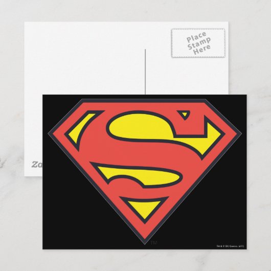 Superman S-Shield | Superman-Logo Briefkaart (Voorkant / Achterkant)