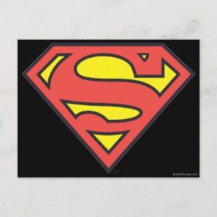 Superman S-Shield   Superman-Logo Briefkaart