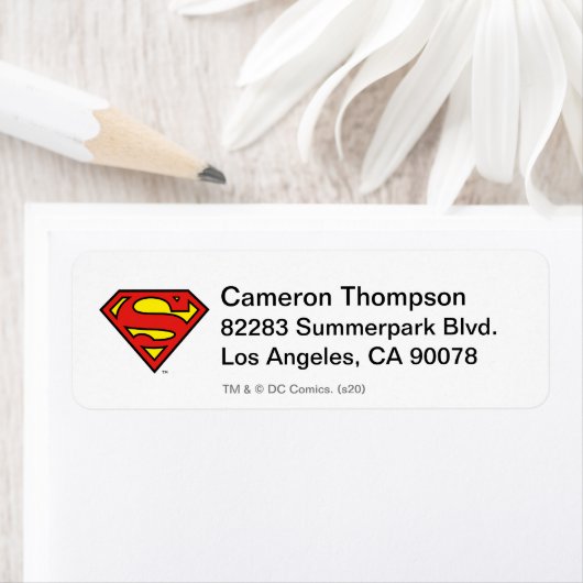 Superman S-Shield | Superman-Logo Etiket (Insitu)