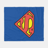 Superman S-Shield | Superman-Logo Fleece Deken (Voorkant (Horizontaal))
