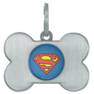 Superman S-Shield   Superman-Logo Huisdieren Naamplaatje