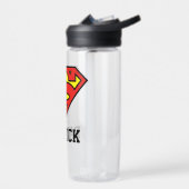 Superman S-Shield | Superman-Logo | Jouw namen toe Waterfles (Links)