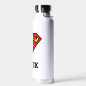 Superman S-Shield | Superman-Logo | Jouw namen toe Waterfles (Links)
