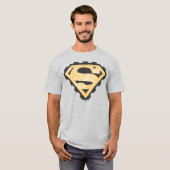 Superman S-Shield | Tan Logo T-shirt (Voorkant volledig)