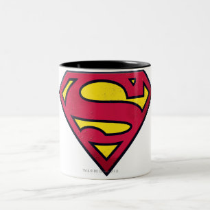 Superman S-Shield  Vuile Logo Tweekleurige Koffiemok