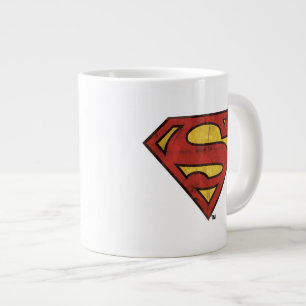 Superman S-Shield   Zwarte omtrek van de boomgaard Grote Koffiekop