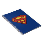 Superman S-Shield | Zwarte omtrek van de boomgaard Notitieboek (Rechterzijde)