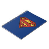 Superman S-Shield | Zwarte omtrek van de boomgaard Notitieboek (Linkerzijde)