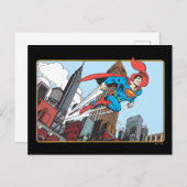 Superman & Skyscrapers Briefkaart (Voorkant / Achterkant)