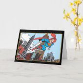 Superman & Skyscrapers Kaart (Gele Bloem)