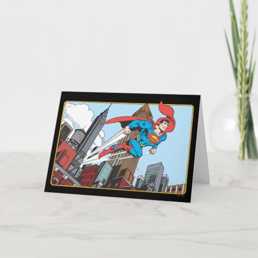 Superman & Skyscrapers Kaart (Voorkant)