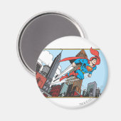 Superman & Skyscrapers Magneet (Voorkant / Achterkant)