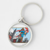 Superman & Skyscrapers Sleutelhanger (Voorkant)