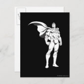 Superman slaat een pos aan briefkaart (Voorkant / Achterkant)