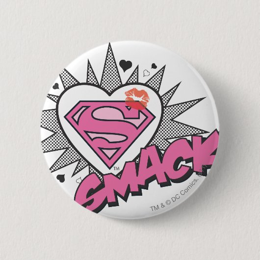 Superman - Smack Ronde Button 5,7 Cm (Voorkant)