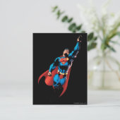 Superman Soars Briefkaart (Staand voorkant)