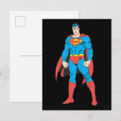 Superman Standing Briefkaart (Voorkant / Achterkant)