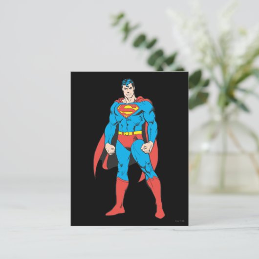 Superman Standing Briefkaart (Staand voorkant)