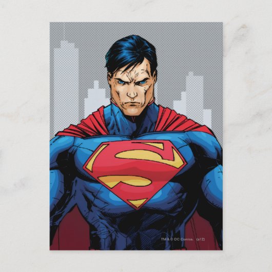 Superman Standing Briefkaart (Voorkant)