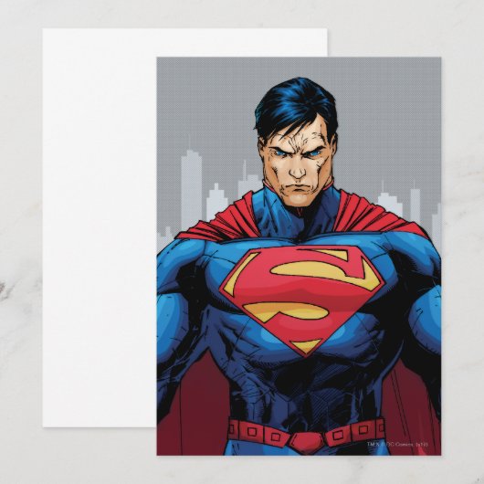 Superman Standing Kaart (Voorkant / Achterkant)