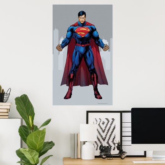 Superman Standing Poster (Thuiskantoor)