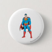 Superman Standing Ronde Button 5,7 Cm (Voorkant)