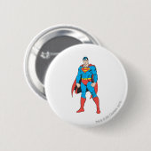 Superman Standing Ronde Button 5,7 Cm (Voorkant /achterkant)