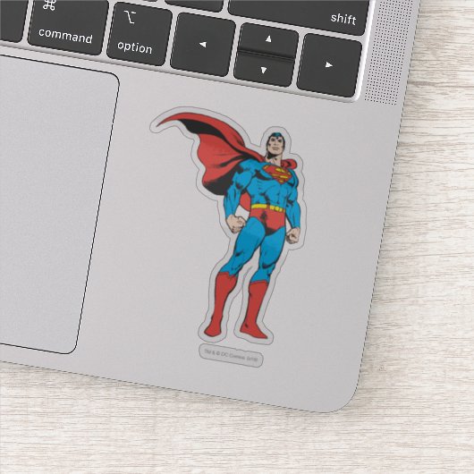 Superman Standing Tall Sticker (Detail)