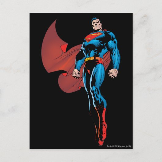 Superman Stands Tall Briefkaart (Voorkant)