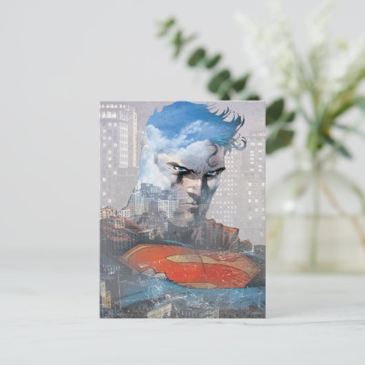 Superman Stare Briefkaart (Staand voorkant)