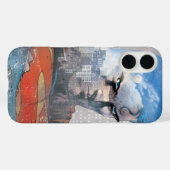 Superman Stare Case-Mate iPhone Case (Achterkant (horizontaal))