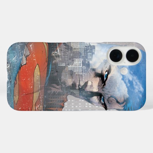 Superman Stare Case-Mate iPhone Case (Achterkant (horizontaal))
