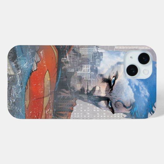 Superman Stare Case-Mate iPhone Case (Achterkant (horizontaal))