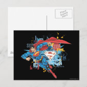 Superman - Stop het Kwaad Briefkaart (Voorkant / Achterkant)