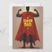 Superman Style Vaderdag Kaart (Voorkant)