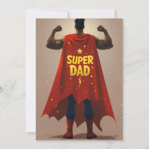 Superman Style Vaderdag Kaart