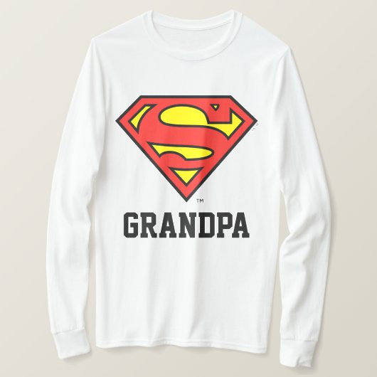 Superman | Super Grandpa T-shirt (Design voorkant)