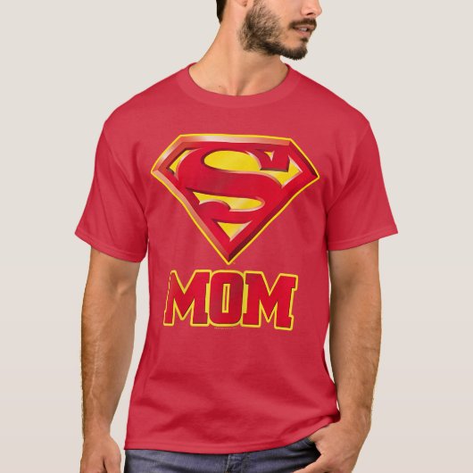 Superman Super Moeder cadeau T-shirt (Voorkant)