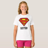 Superman | Super Sister T-shirt (Voorkant volledig)