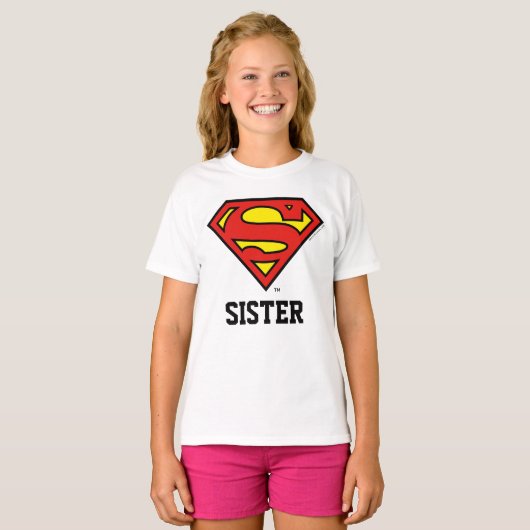 Superman | Super Sister T-shirt (Voorkant volledig)