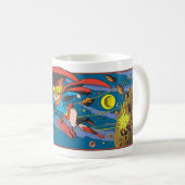 Superman & Supergirl Flying Koffiemok (Voorkant rechts)