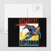 Superman, Superman Briefkaart (Voorkant / Achterkant)