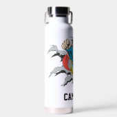 Superman Tears Thru | Jouw namen toevoegen Waterfles (Voorkant)