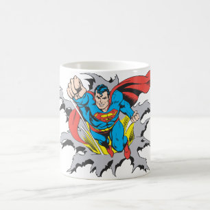 Superman Tears Thru Koffiemok