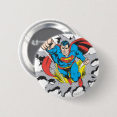 Superman Tears Thru Ronde Button 5,7 Cm (Voorkant /achterkant)