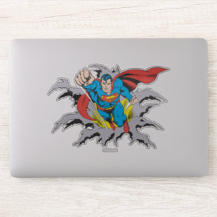 Superman Tears Thru Sticker